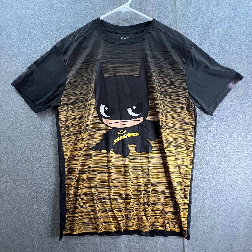 Batman Adult Large Black Short Sleeve Casual T Shirt Mens